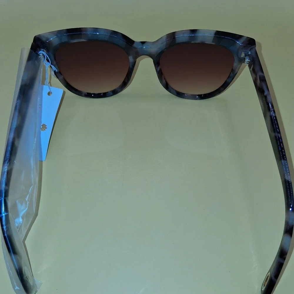 LELE SADOUGHI Women's Sunglasses Tortoise Brown Gradient Lenses UV400
